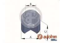 Piston, brake caliper