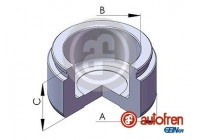 Piston, brake caliper