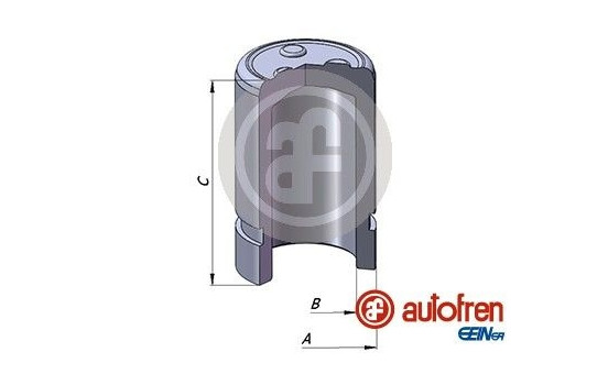 Piston, brake caliper