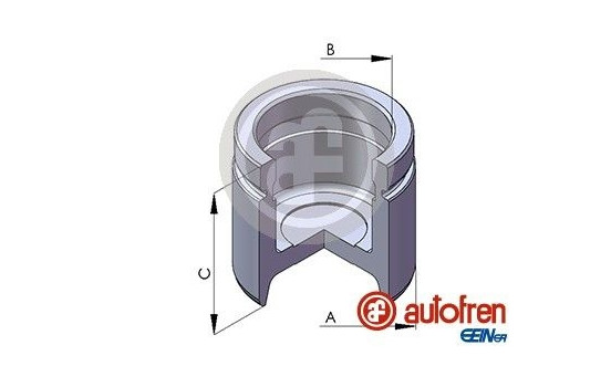 Piston, brake caliper