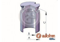 Piston, brake caliper