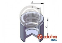 Piston, brake caliper
