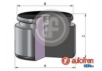 Piston, brake caliper