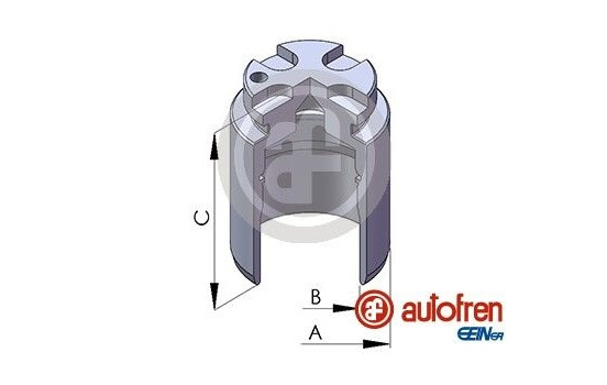 Piston, brake caliper