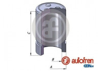 Piston, brake caliper