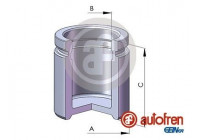 Piston, brake caliper