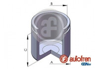 Piston, brake caliper