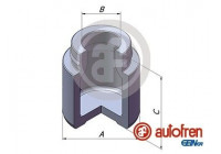 Piston, brake caliper