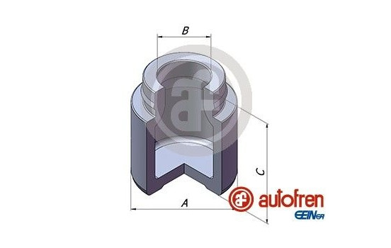 Piston, brake caliper