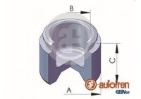 Piston, brake caliper