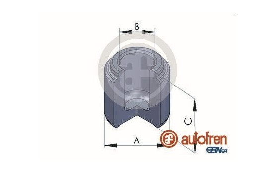 Piston, brake caliper