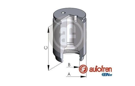 Piston, brake caliper