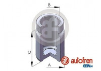 Piston, brake caliper