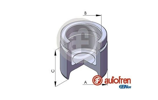 Piston, brake caliper