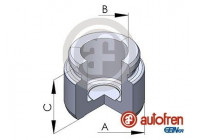 Piston, brake caliper
