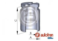 Piston, brake caliper