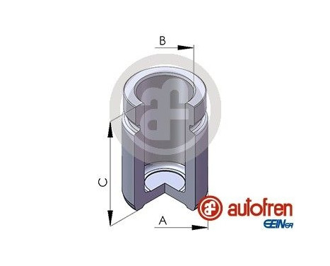 Piston, brake caliper