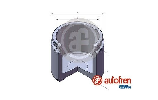 Piston, brake caliper