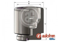 Piston, brake caliper