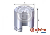 Piston, brake caliper