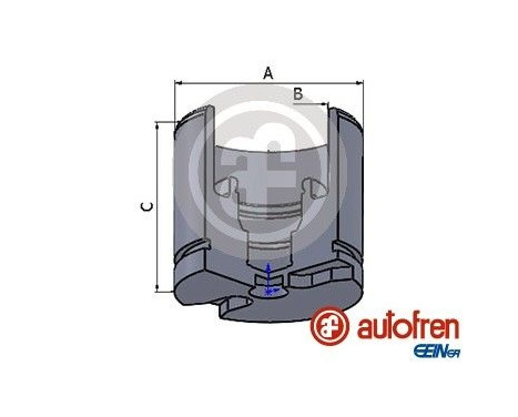 Piston, brake caliper