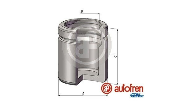 Piston, brake caliper