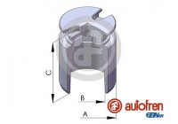 Piston, brake caliper