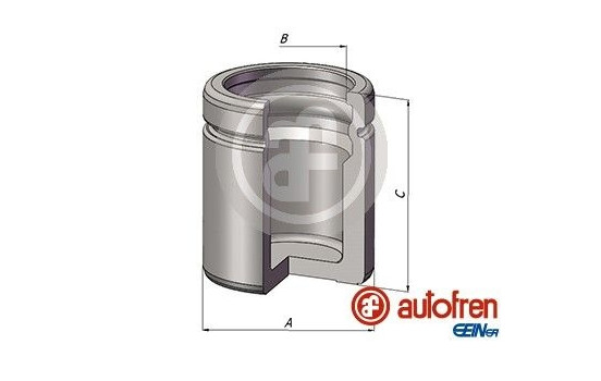 Piston, brake caliper