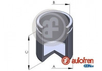 Piston, brake caliper