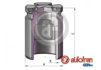 Piston, brake caliper