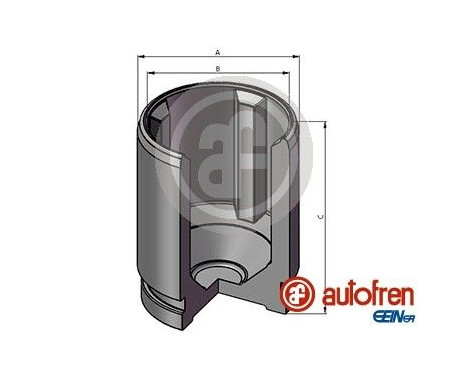 Piston, brake caliper