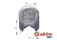 Piston, brake caliper