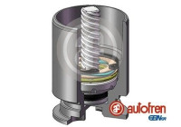 Piston, brake caliper