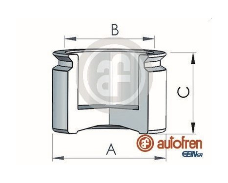 Piston, caliper