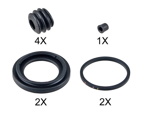 Repair Kit, brake caliper 53129 ABS