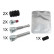 Repair Kit, brake caliper 55211 ABS