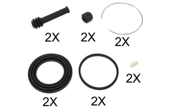 Repair Kit, brake caliper 73079 ABS, Image 2
