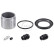 Repair Kit, brake caliper ECO-KIT 57398 ABS, Thumbnail 2