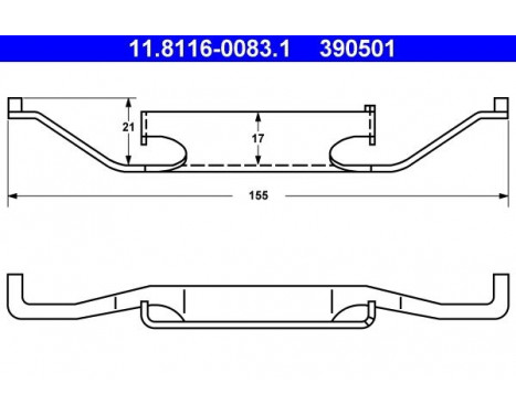 Spring, brake caliper, Image 2