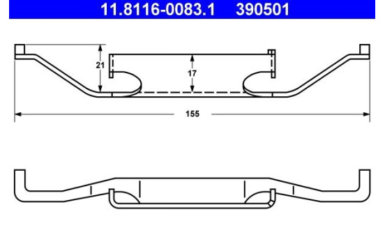 Spring, brake caliper, Image 2