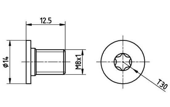 Bolt, brake disc