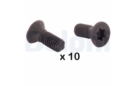 Screw, brake disc