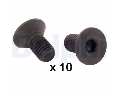 Screw, brake disc