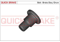 Screw, brake disc