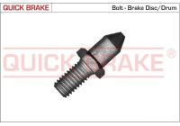 Screw, brake disc