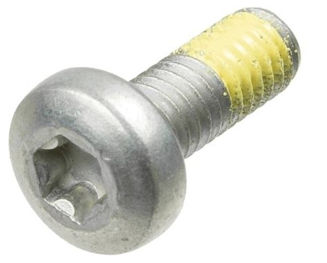 Screw set, brake disc