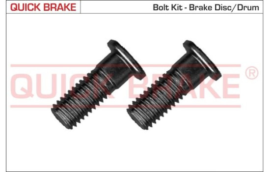 Screw set, brake disc