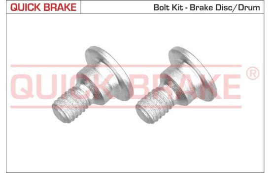 Screw set, brake disc