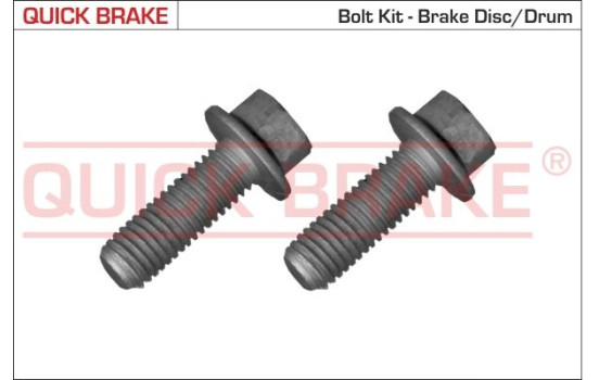 Screw set, brake disc