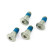 Screw set, brake disc